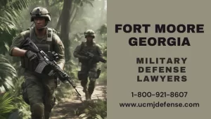 Fort Moore Military Defense Lawyers - Columbus GA Court Martial Attorneys - Article 120 UCMJ