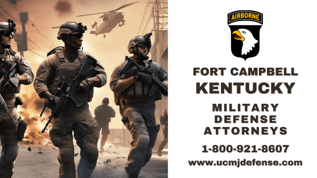 Fort Campbell Ky Article 120 Ucmj Court Martial Attorneys - Military Defense Lawyers