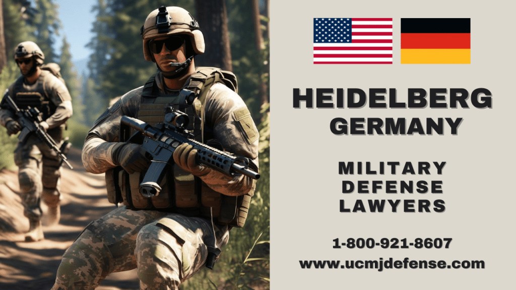 Heidelberg Article 120 Ucmj Court Martial Attorneys - Germany Military Defense Lawyers