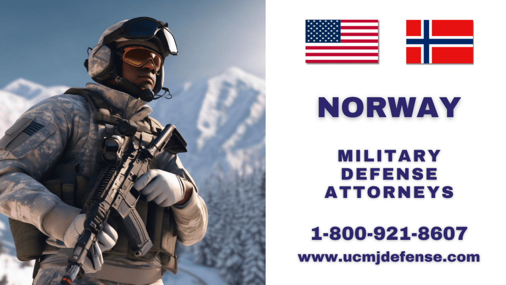 Norway Military Defense Lawyers - Court Martial Attorneys - Article 120 Ucmj