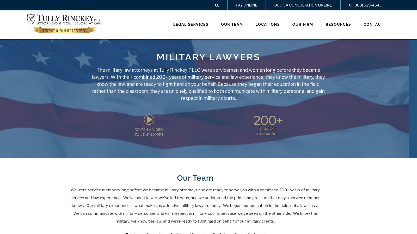 Tully Rinckey PLLC – Military Law Practice