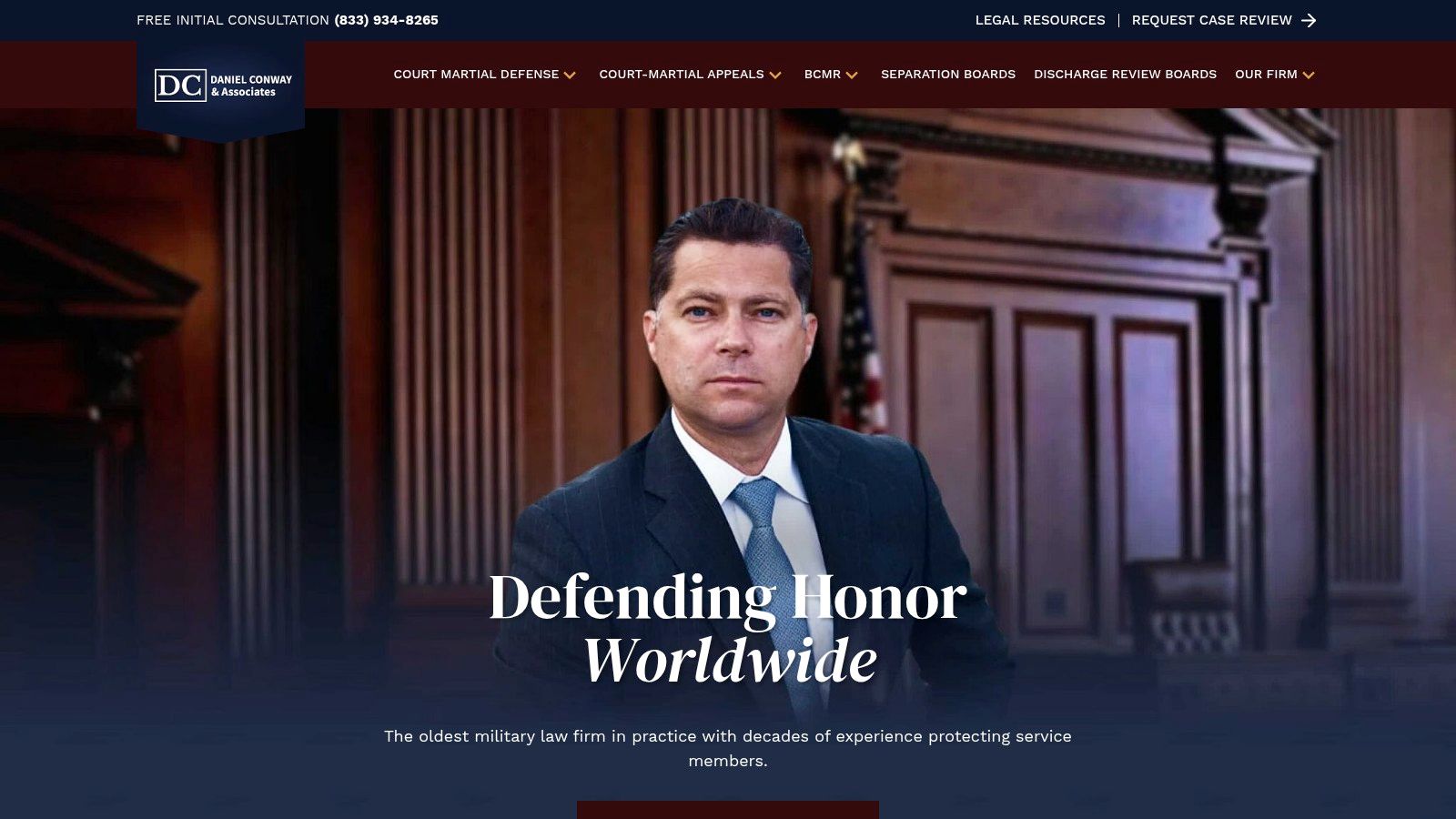 Daniel Conway & Associates (Court‑Martial Law)