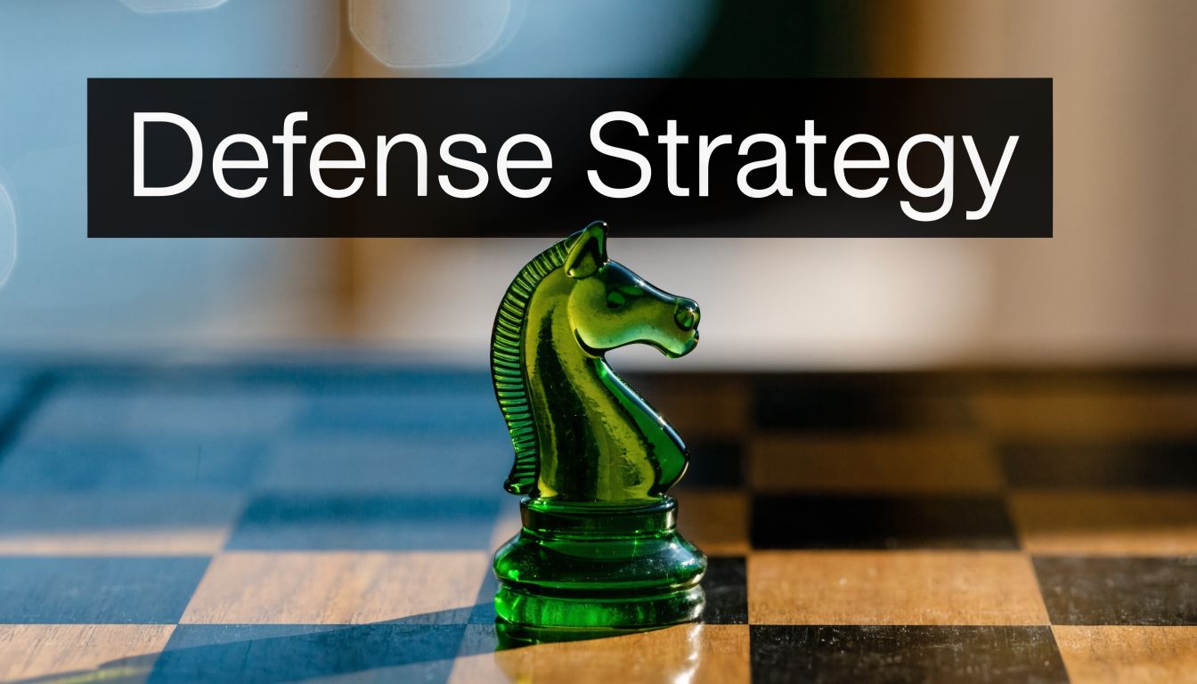 A green glass chess knight piece standing on a wooden chessboard under soft lighting.