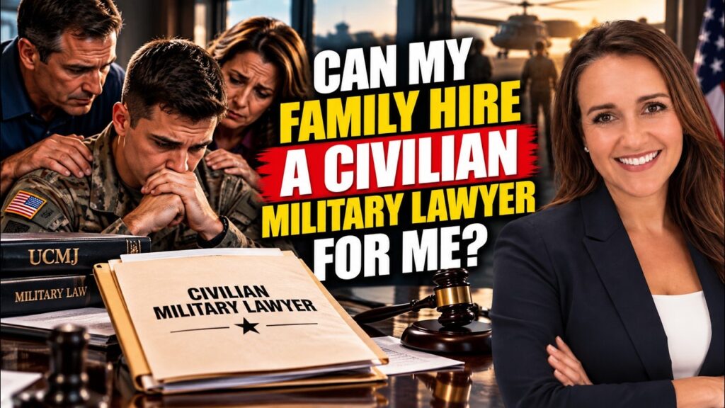 Can My Family Hire a Civilian Military Lawyer for Me? 1 Can My Family Hire a Civilian Military Lawyer for Me?