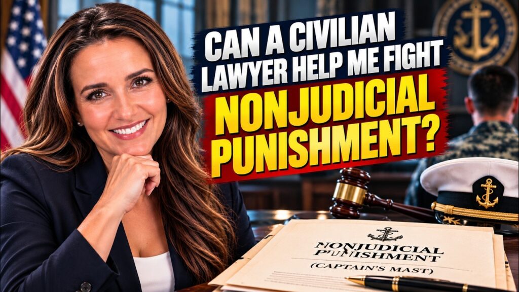 Can a Civilian Lawyer Help Me Fight Nonjudicial Punishment? 1 Can a Civilian Lawyer Help Me Fight Nonjudicial Punishment?