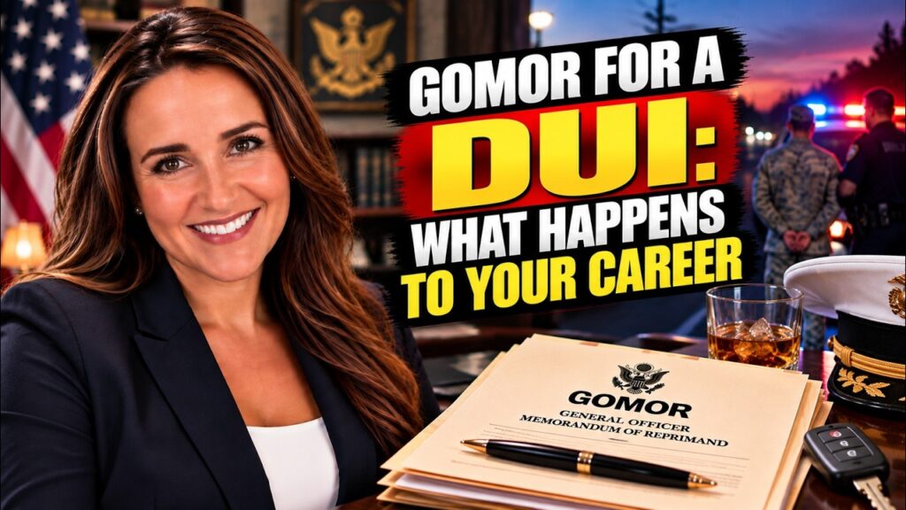 What Happens to Your Army Career After a GOMOR for a DUI? 1 What Happens to Your Army Career After a GOMOR for a DUI?