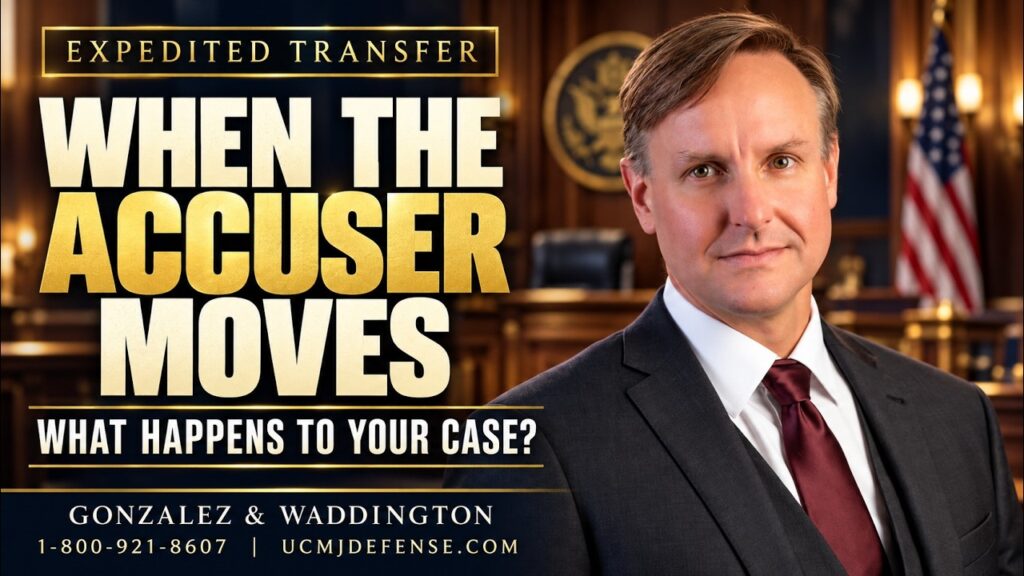 Expedited Transfer: What Happens to the Accused When the Accuser Moves? 1 Expedited Transfer: What Happens to the Accused When the Accuser Moves?