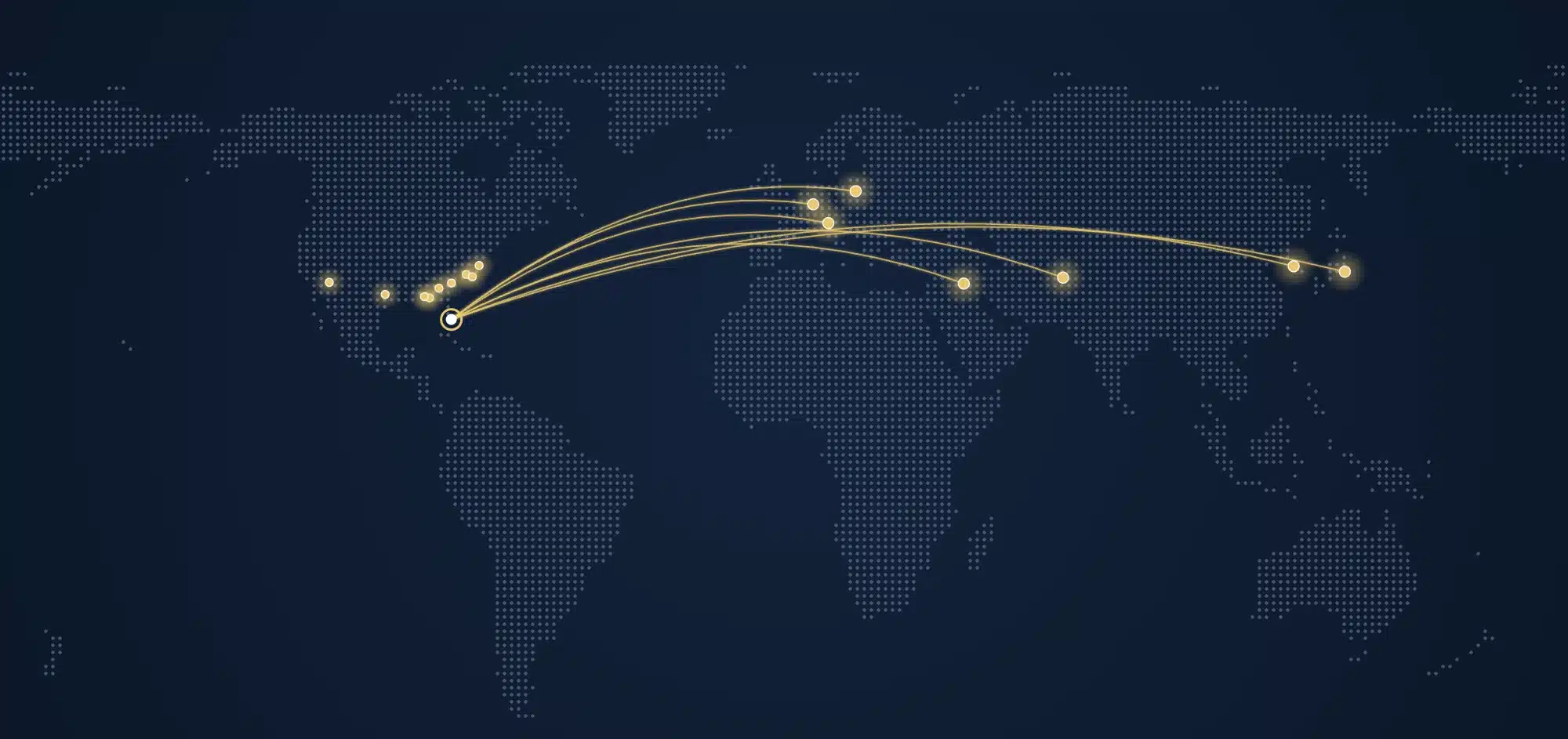 World map showing where Gonzalez & Waddington has defended service members, from its Florida office to installations in the United States, Europe, the Middle East, and Asia
