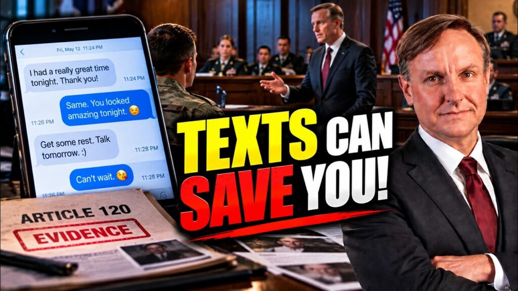 How Can Text Messages Win a Military Sexual Assault Case?